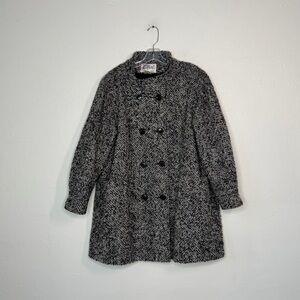 Vintage 1980s D’Allaird’s Double Breasted Wool Coat